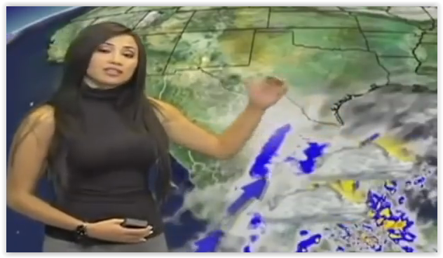 VIDEO – Incident de legging pour une miss météo !